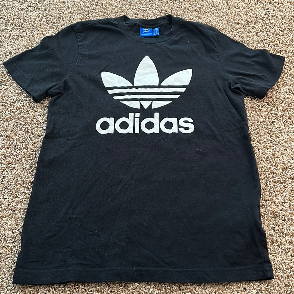 Unisex Adidas Black Tshirt